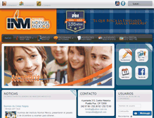 Tablet Screenshot of inm.edu.mx